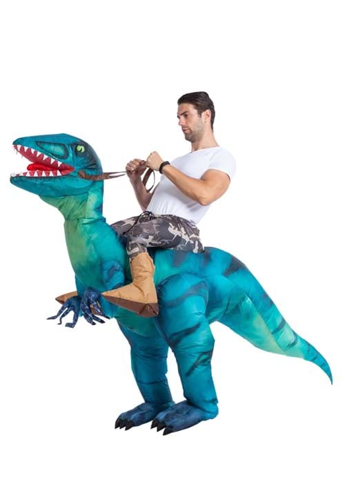 Adult Inflatable Raptor Ride-On Costume - US 4818