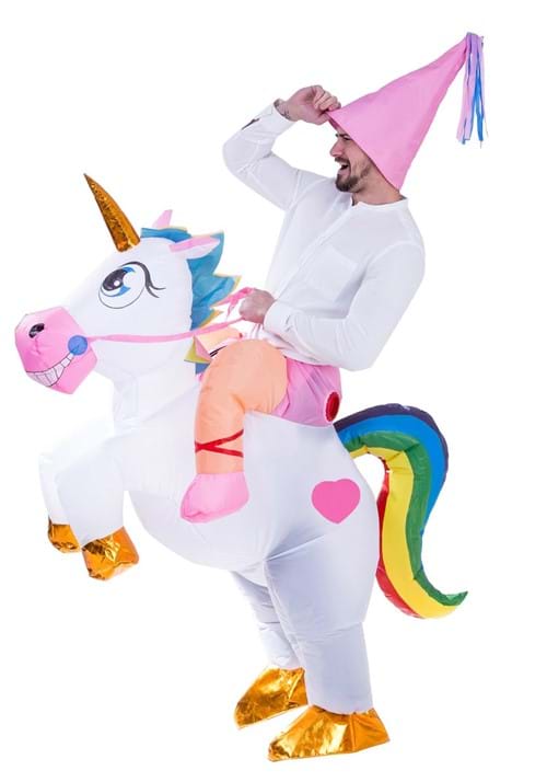 Inflatable Unicorn Ride-On Costume - US 3677