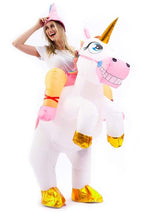 Inflatable Unicorn Ride-On Costume - US 3677