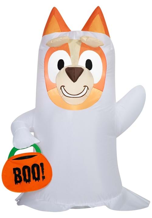 3.5FT Inflatable Bluey Ghost Bingo Decoration - US 0572