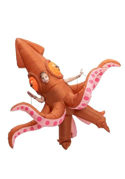 Inflatable Kid's Giant Squid Costume - US 6667
