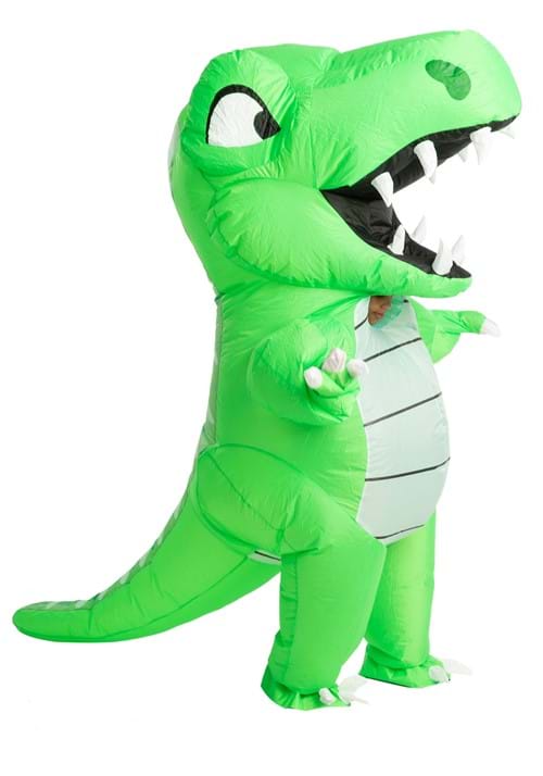 Inflatable Green Dino Costume for Kids - US 8051