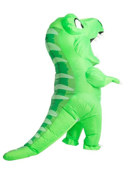 Inflatable Green Dino Costume for Kids - US 8051