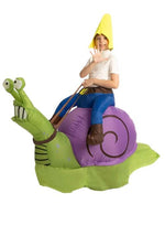 Inflatable Grumpy Snail Ride-On Costume for Kids - US 4897