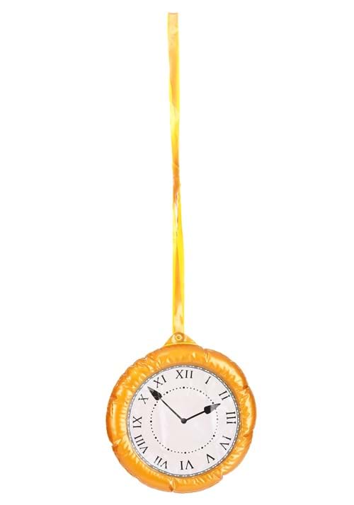 Inflatable Yellow Clock Costume Necklace - US 6472