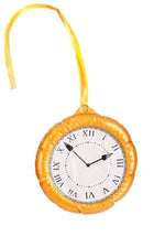 Inflatable Yellow Clock Costume Necklace - US 6472