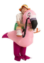 Kid's Inflatable Flamingo Ride-On Costume - US 8111