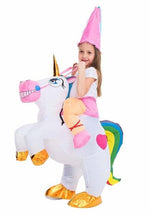 Inflatable Unicorn Ride-On Costume for Kids - US 6857
