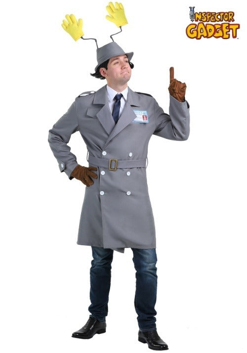 Plus Size Inspector Gadget Men's Costume - US 2129