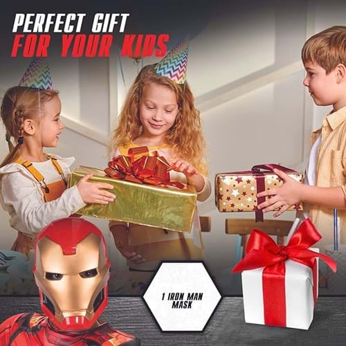 Iron Man Full Face Mask for Kids - US 9918
