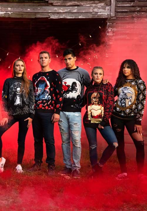 IT (2019) Pennywise Adult Halloween Sweater - US 2906