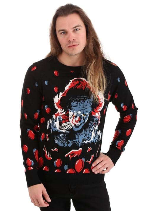 IT (2019) Pennywise Adult Halloween Sweater - US 2906