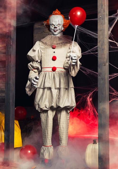 6FT Animated IT Pennywise Clown Halloween Decoration - US 1792