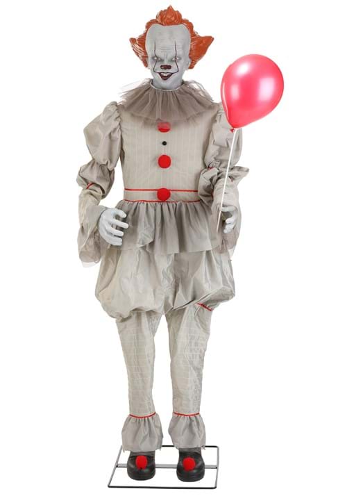 6FT Animated IT Pennywise Clown Halloween Decoration - US 1792