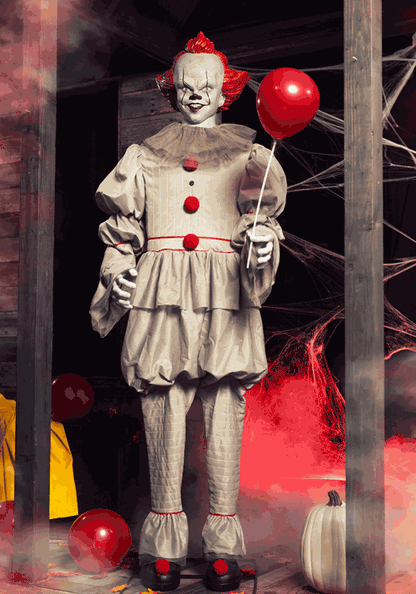 6FT Animated IT Pennywise Clown Halloween Decoration - US 1792