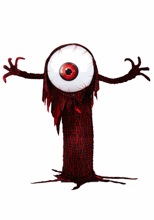 4.5FT Ivor the All-Seeing Eyeball Monster Animatronic Decoration - US 6179