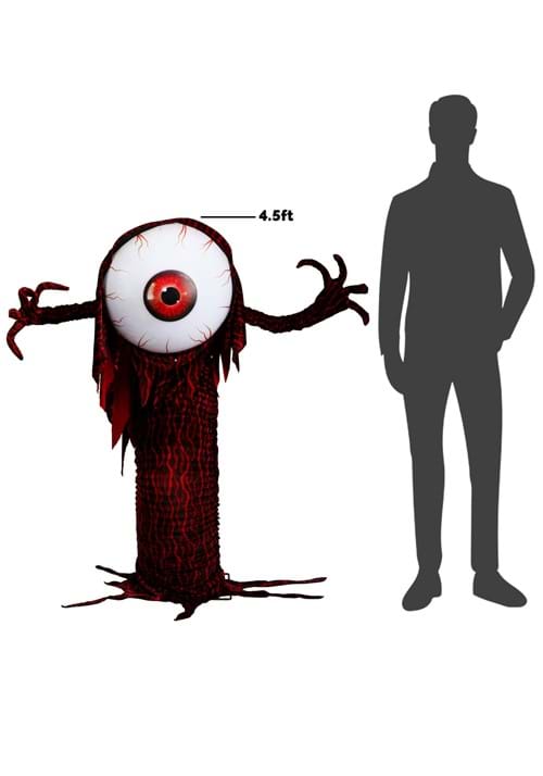 4.5FT Ivor the All-Seeing Eyeball Monster Animatronic Decoration - US 6179