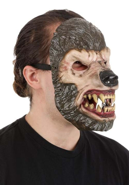Jabbering Jaw Wolfman Mask for Adults - US 5456