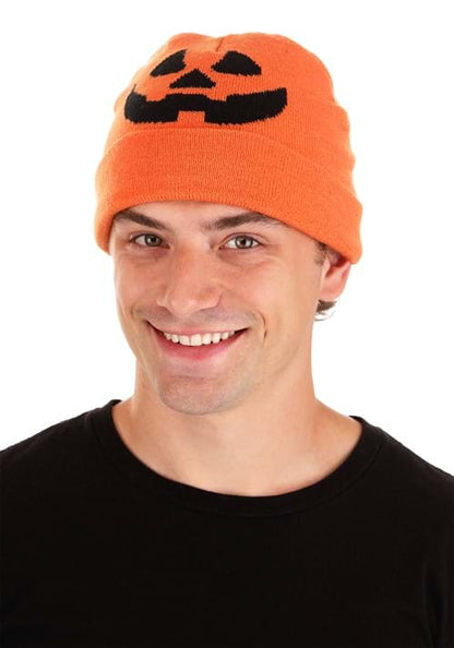 Jack-O-Lantern Halloween Adult Beanie - US 1183