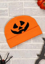Jack-O-Lantern Halloween Adult Beanie - US 1183