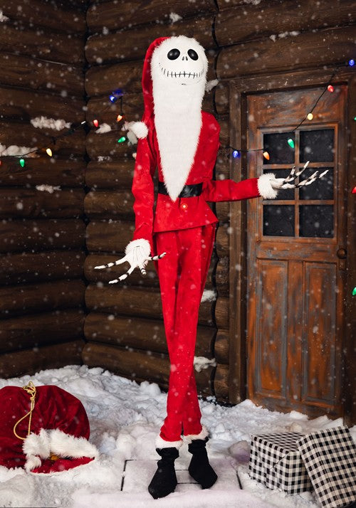 6.5FT Nightmare Before Christmas Jack Skellington as Sandy Claws Animatronic Decoration - US 5572