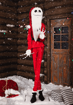 6.5FT Nightmare Before Christmas Jack Skellington as Sandy Claws Animatronic Decoration - US 5572