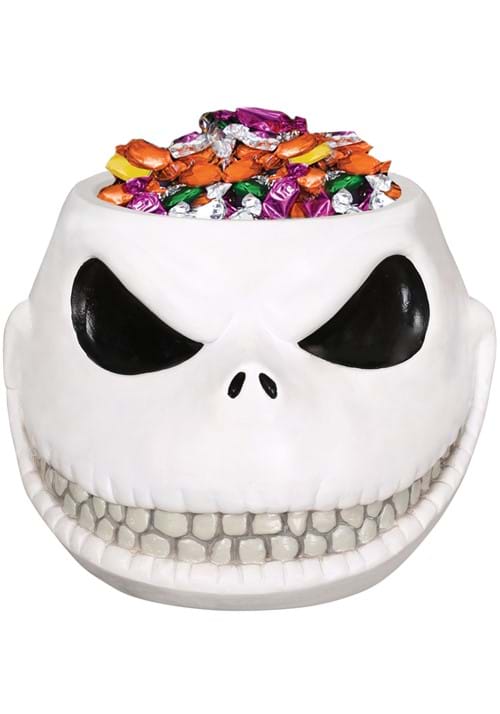 7-Inch Disney Jack Skellington Head Candy Bowl Decoration - US 4158
