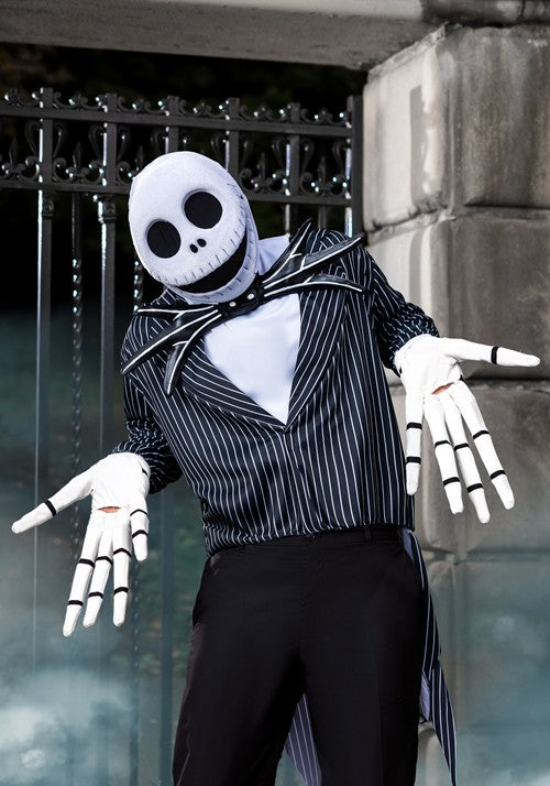 Adult Jack Skellington Moving Hands Costume Gloves - US 4705