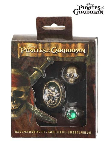 Jack Sparrow Ring Accessory Set - US 7988