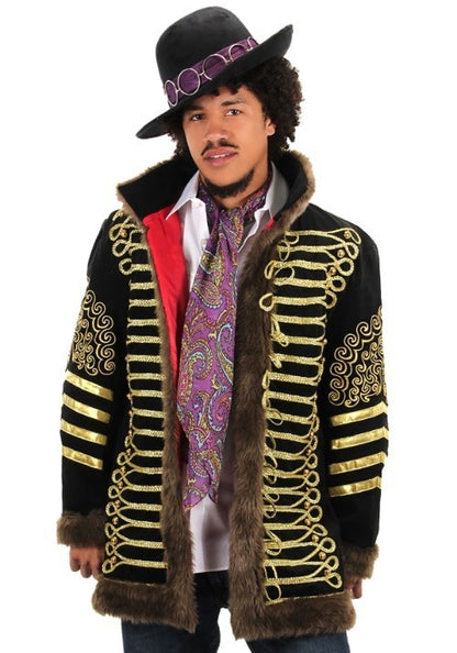 Men's Jimi Hendrix Deluxe Jacket Costume - US 4249