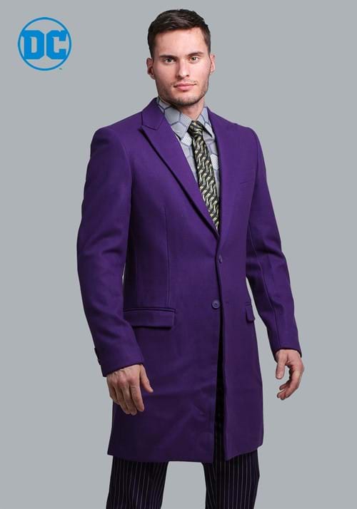 Authentic Joker The Dark Knight Slim Fit Suit Overcoat - US 3464