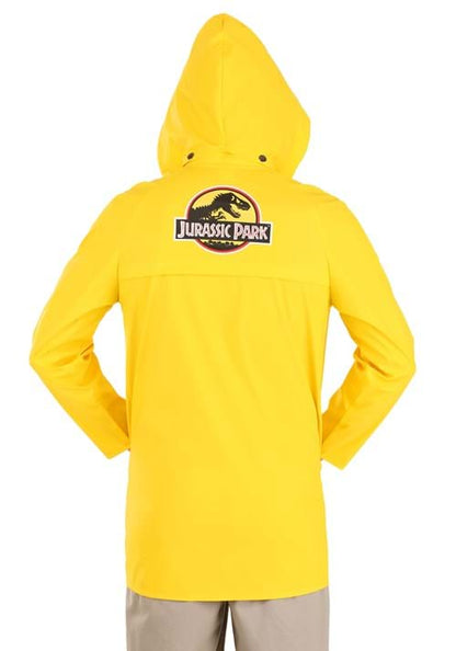 Jurassic Park Yellow Costume Raincoat for Adults - US 1548