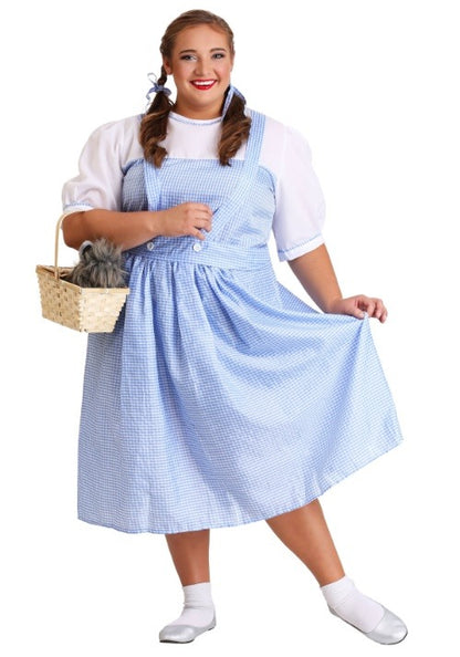 Plus Size Kansas Girl Costume Dress for Women - US 1448