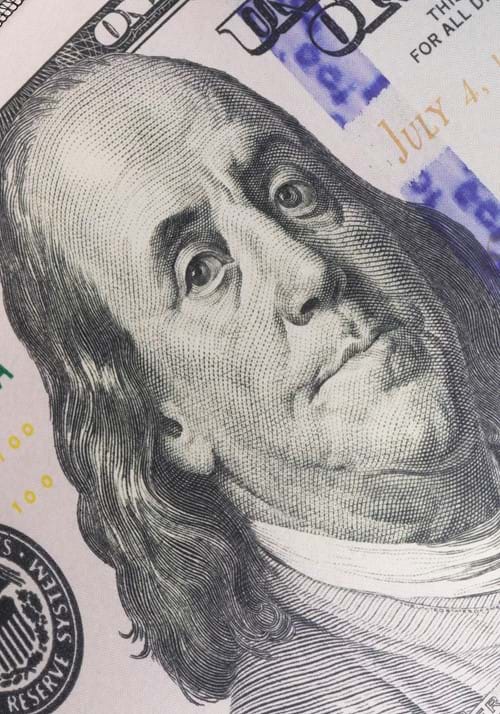100 Dollar Bill Costume for Kids - US 7468