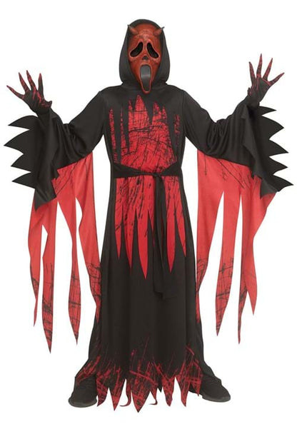 Aged Devil Ghost Face Kid's Costume - US 3140