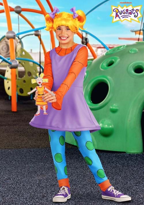 Girl's Nickelodeon Rugrats Angelica Costume - US 6120