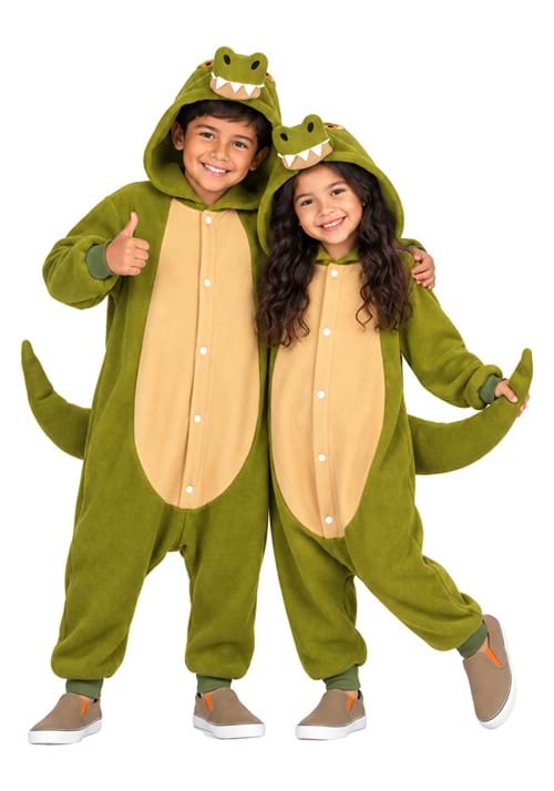 Kid's Ariel the Alligator Onesie Costume - US 1423
