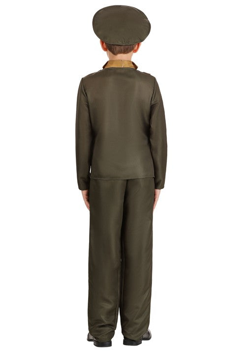 Kid's British Army Officer Costume - US 8500