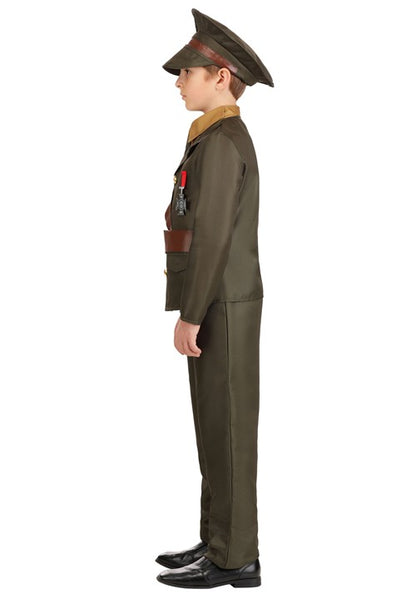 Kid's British Army Officer Costume - US 8500