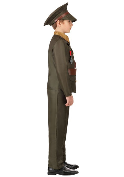 Kid's British Army Officer Costume - US 8500