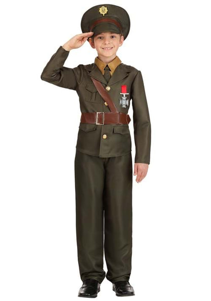 Kid's British Army Officer Costume - US 8500