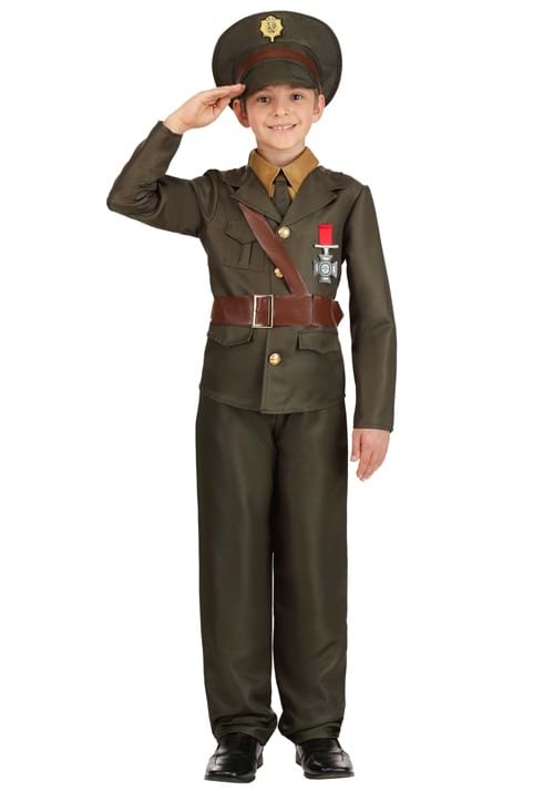 Kid's British Army Officer Costume - US 8500