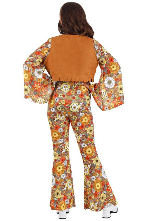 Autumn Flower Hippie Costume for Kids - US 5242