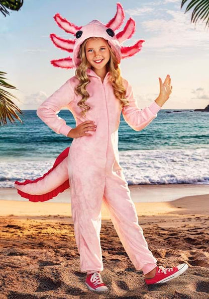 Kid's Axolotl Costume Onesie - US 1480