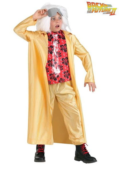 Kid's Back to the Future 2015 Doc Brown Costume - US 9979
