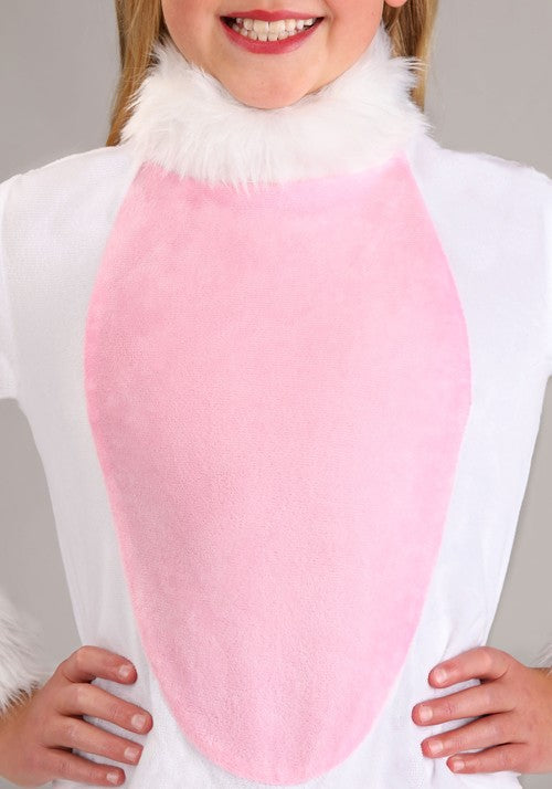 Kid's Big Tailed White Cat Costume - US 4974