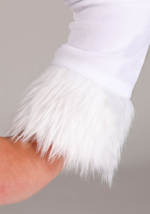 Kid's Big Tailed White Cat Costume - US 4974