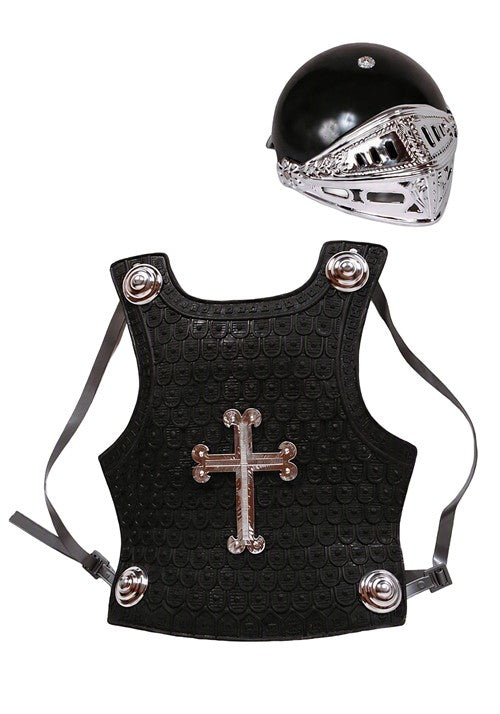 Kid's Black Knight Costume Set - US 3627