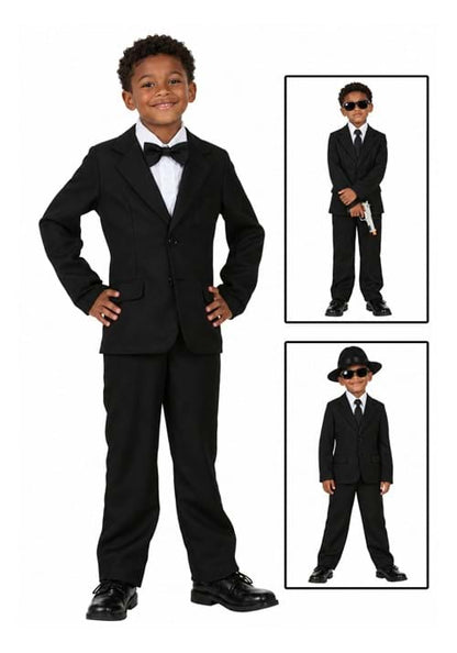 Kid's Black Costume Suit - US 1002