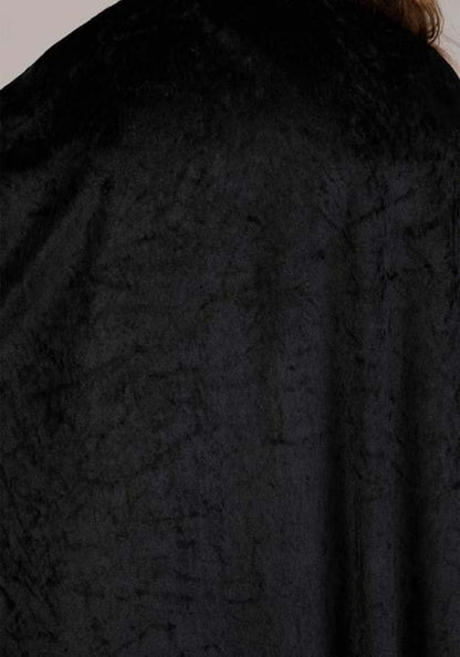 Black Velvet Hooded Kid's Cape - US 4010